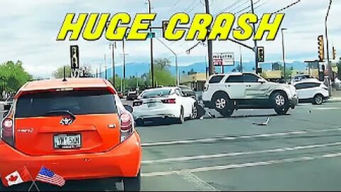 SUV GETS T-BONED WHILE MAKING A LEFT TURN