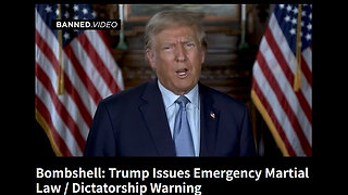 Bombshell: Trump Issues Emergency Martial Law / Dictatorship Warning