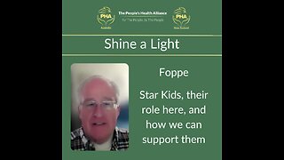 PHA Australia NZ - Shine a Light with Foppe - PHA Spiritual Ambassador