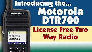 Motorola DTR700 License Free Digital Two Way Radio