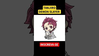 COMO DESENHAR TANJIRO DE DEMON SLAYER #shorts #tanjiro #demonslayer