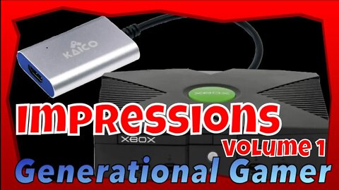 Kaico Labs Xbox HDMI Cable - Pre-release Impressions (Volume 1)