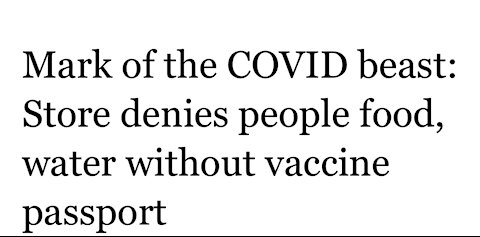 Mark of the beast: France denies people food, water without vaccine passport