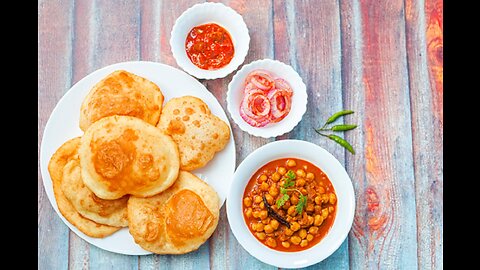 Chole Bhature Recipe Street Food - Chole Bhature Recipe