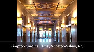 Kimpton Cardinal Hotel, Winston-Salem, NC with Robin on the Road 2024
