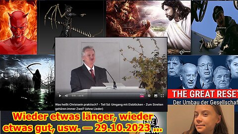 Wieder etwas länger, wieder etwas gut, usw. — 29.10.2023 ...