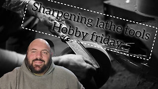 How I sharpen my lathe tools - hobby Friday