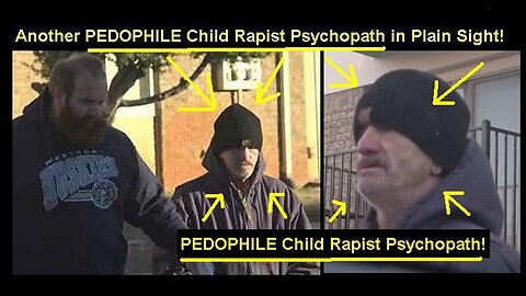 Pedophile Child Rapist Porn Trader Psychopath Gets Caught For Second Time!