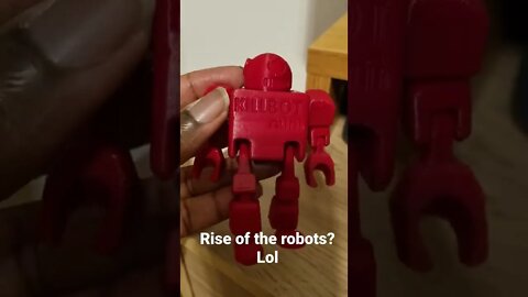 Robot toy, 3D printed on the Monoprice Mini Delta V2.