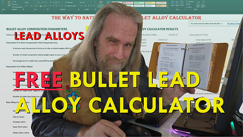 FREE Bullet Lead Alloy Calculator!