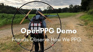 OpenPPG Electric Paramotor Demo