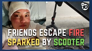 Friends make harrowing escape from North Park fire sparked by E-scooter