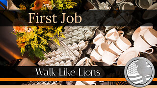 "First Job" Walk Like Lions Christian Daily Devotion with Chappy Nov 29, 2022