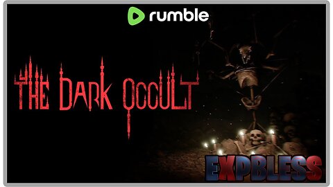 Showcasing A New Horror Game ( The Dark Occult ) Are You Ready? #RumbleTakeOver