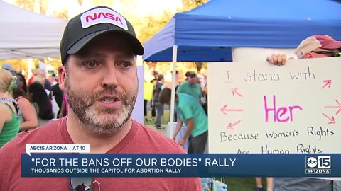 Thousands show up for 'Ban Off Our Bodies' rally at state capitol