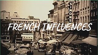 French Influences in North America - Featuring Vincennes, Indiana in 1951