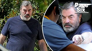 Tom Selleck looks almost unrecognizable as he ditches signature mustache for scruffier facial hair