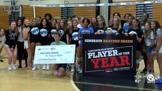 Park Vista alum Brayden Green wins Land Rover Palm Beach POTY