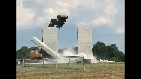 NOW - Georgia Guidestones are now completely leveled.