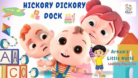 Hickory Dickory Dock | Nursery Rhymes | Kids Songs | Kids Cartoons | English | Educational Video
