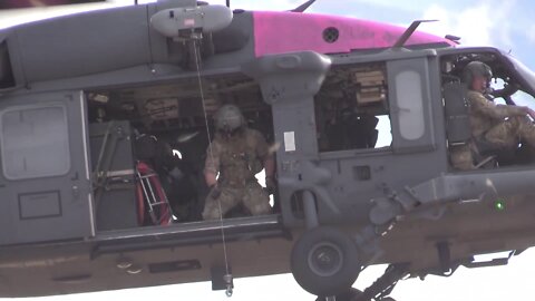 Pararescuemen During Medivac Mission