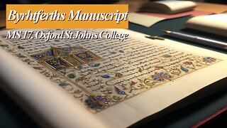 Exploring Byrhtferth's Manuscript MS 17 - A Journey into the World of Illuminated Medieval Computus"