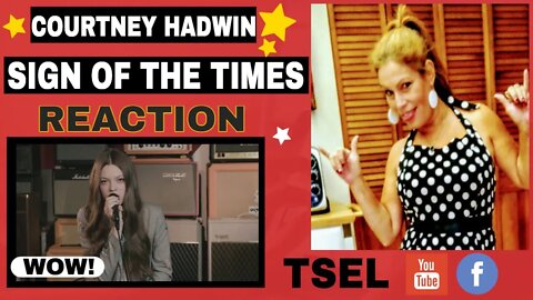 When YOU hear a Courtney Hadwin cover that's BETTER than the Original! SIGN OF THE TIMES TSEL Reacts