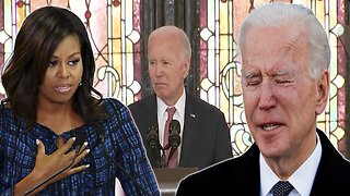 Michelle Obama PANICS because she KNOWS THE TRUTH! Biden SCREAMED at in Black Church!