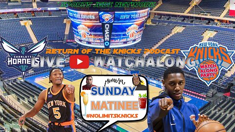 🏀 NY KNICKS vs Charlotte Hornets LIVE REACTION & PLAY BY PLAY WATCH ALONG|BALONCESTO DE NBA