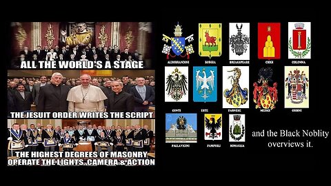 Nobiltà nera-Massoneria-Gesuiti-Società segrete DOCUMENTARIO i segreti dei nazisti pagani massonici satanisti vaticani che verranno sterminati e moriranno tutti nei loro peccati imperdonabili che NON GLI SARANNO MAI RIMESSI