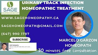 Urinary track infection - Can be treated with homeopathic remedies