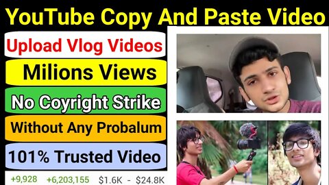 Copy Paste Vlog Videos Like Mazza Safder World Etc Earn Monthly 1 Crore