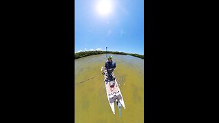 Using the AutoBoat on my L4 Paddleboard to sight fish.