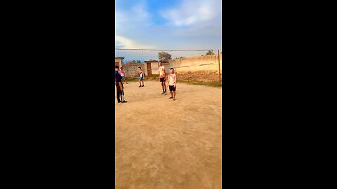Some volleyball spike