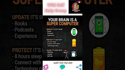 🔥Your brain is a super computer🔥#shorts🔥#wildselfhelpgroup🔥10 August 2022🔥