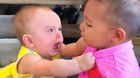 Funniest Baby and Siblings Fight Over Everyday
