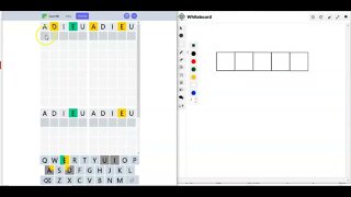 Wordle-type game series: Trying out Quordle with a practice game; fun word game with complex twist!