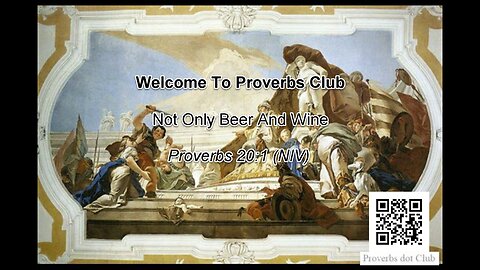 Not Only Beer And Wine - Proverbs 20:1