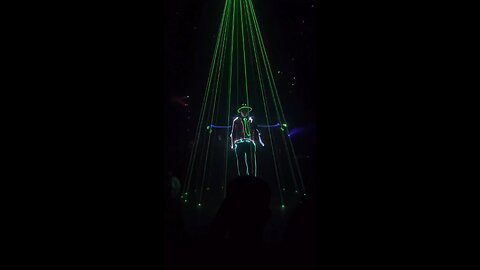 Cool robaot laser dance #viral