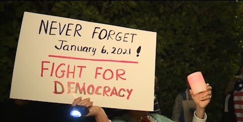 Demonstrations held in West Palm Beach on anniversary of U.S. Capitol insurrection