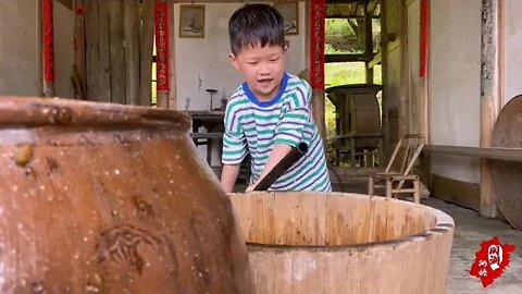 Ancestral instruments for 50 years, ancient method of brewing rice wine!! 10