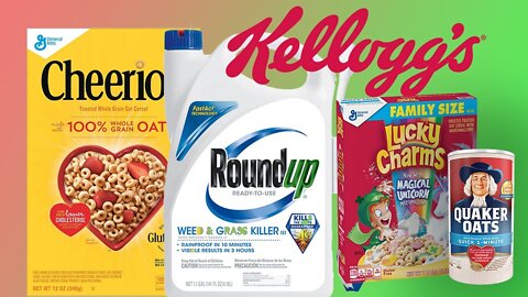 CANCER CAUSING GLYPHOSATE FOUND IN CHILDREN'S CEREAL & IN OATS🕎Ezekiel 4;12-13 “Israelite curses”