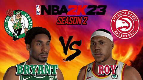 Kobe Bryant vs Brandon Roy - Celtics vs Hawks - Season 2: Game 20 - MyLeague: All-Time Legends