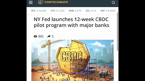 CBDC | Programmable Central Bank Digital Currencies Are Here | "The Fed's Digital Dollar Pilot Program Has Begun. I Tried to Warn You." - Glen Beck