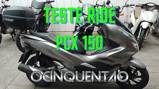 Teste Ride PCX 150 #honda #pcx #ocinquentao