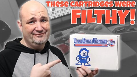 Disgustingly Dirty Cartridges from Video Games Monthly - March 2022