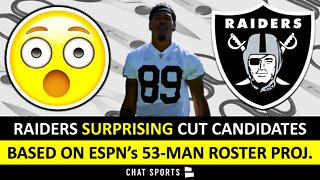 YOU WONT BELIEVE which Raiders players didn't make the final roster projection from ESPN