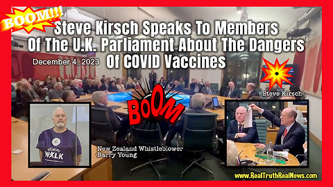 💥🔥💉 Steve Kirsch Speaks To Members Of The U.K. Parliament About The Dangers Of COVID Vaccines