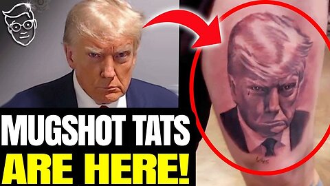 TRUMP MUGSHOT TATTOOS, MURALS ARE HERE | TRUMP RAISES $7.1M AS MUGSHOT GOES VIRAL, TOPS RAP CHARTS!?