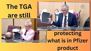 The TGA are still PROTECTING what is in the PFIZER product.